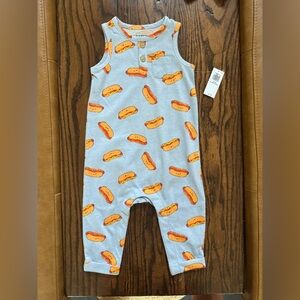 Old Navy Blue and Orange Kids One Piece